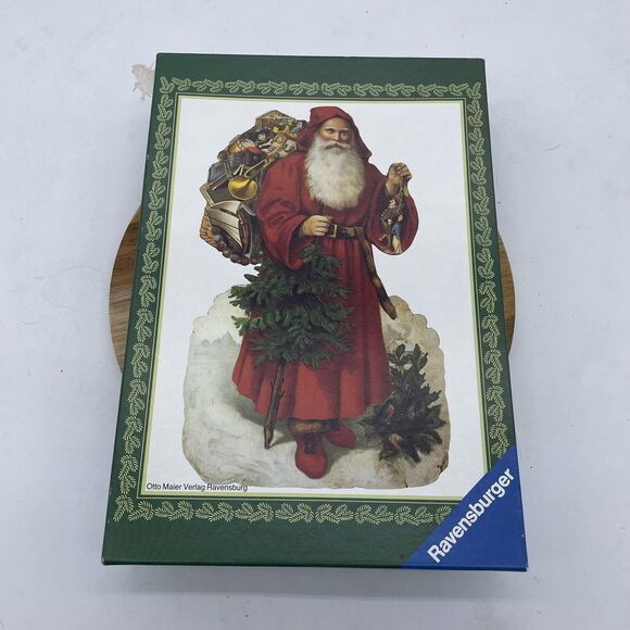 Vintage Ravensburger Weihnachtsmann Father Christmas Puzzle 500 Pieces Germany - Picture 1 of 6